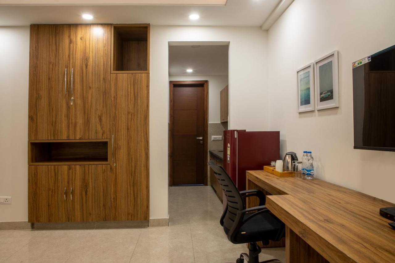 Perch Service Apartment-Mg Road Gurgaon Exterior foto